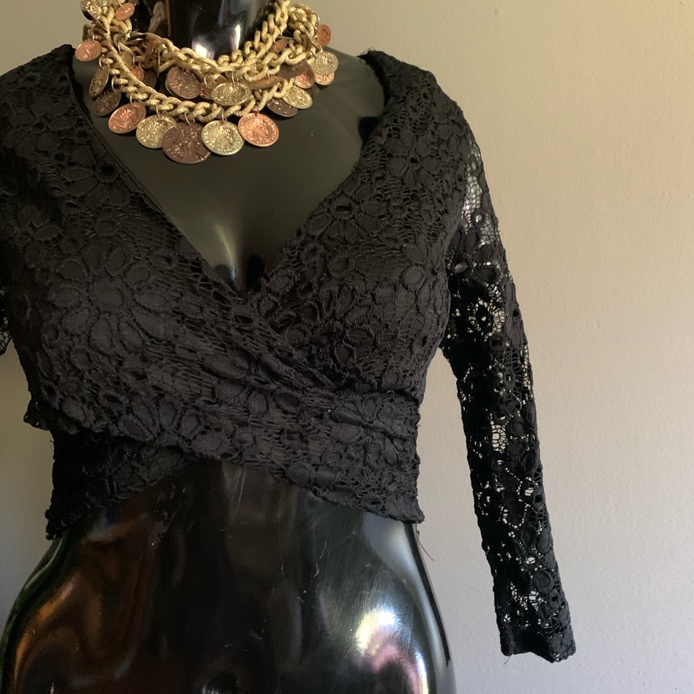 Black Crop Top